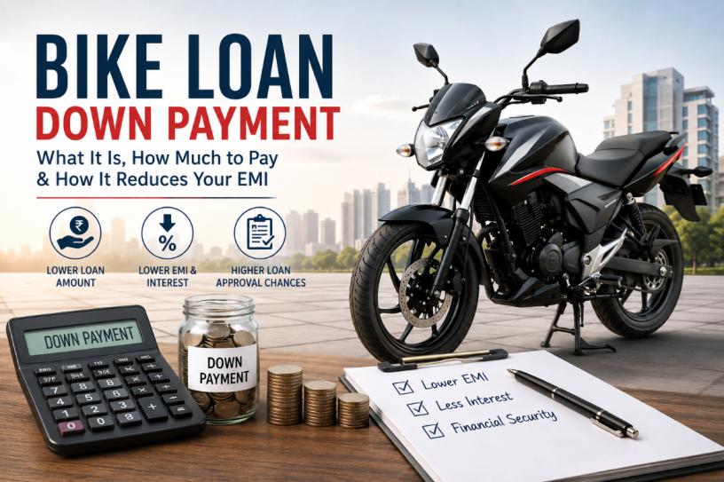 Bike loan down payment
